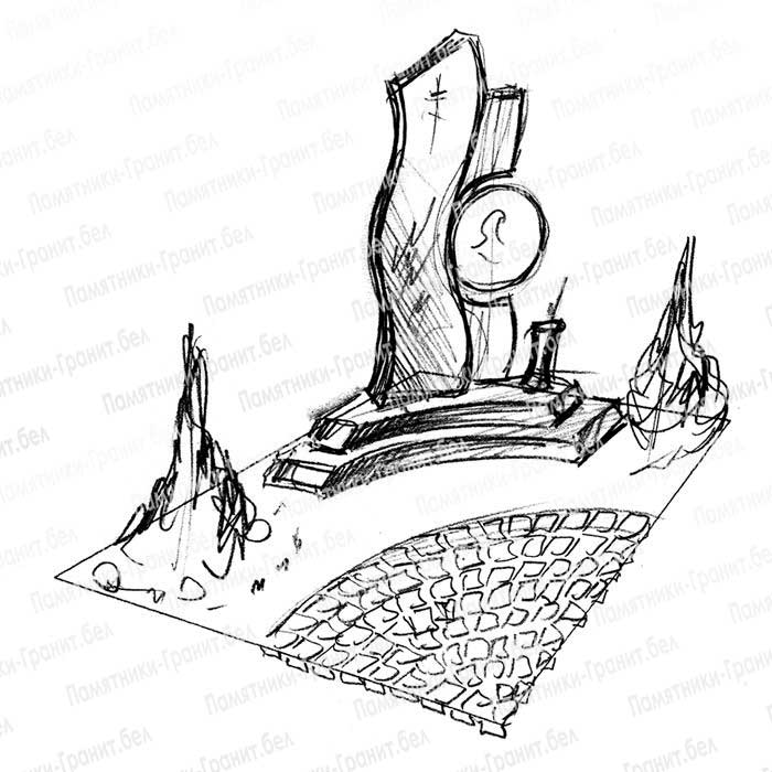 эскизы эксклюзивных памятников фото