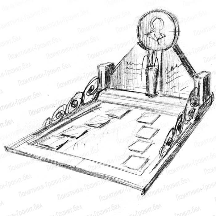 Двойные памятники на могилу фото