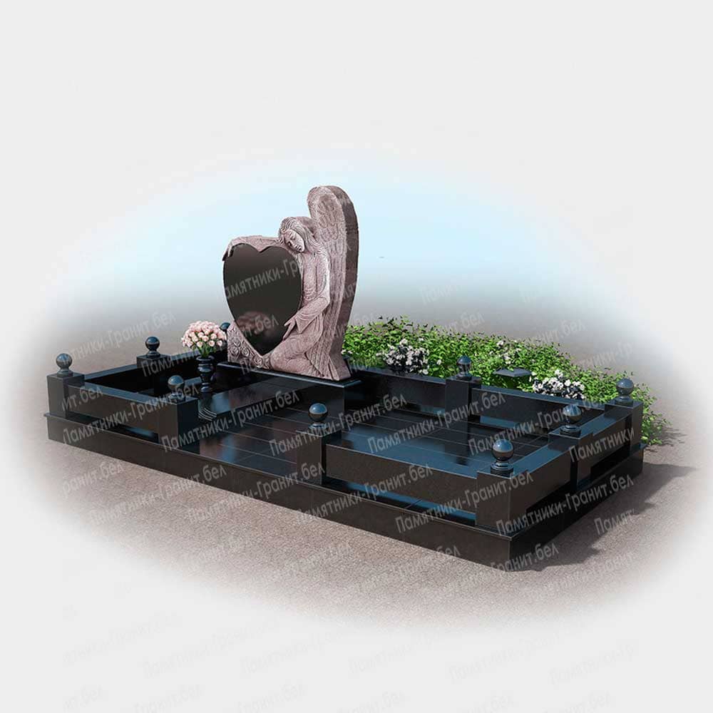 Двойные памятники на могилу фото
